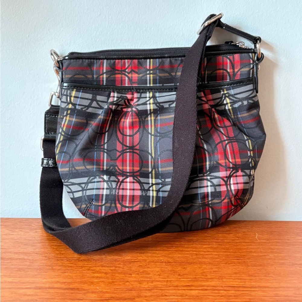 Tartan Mini Coach Purse